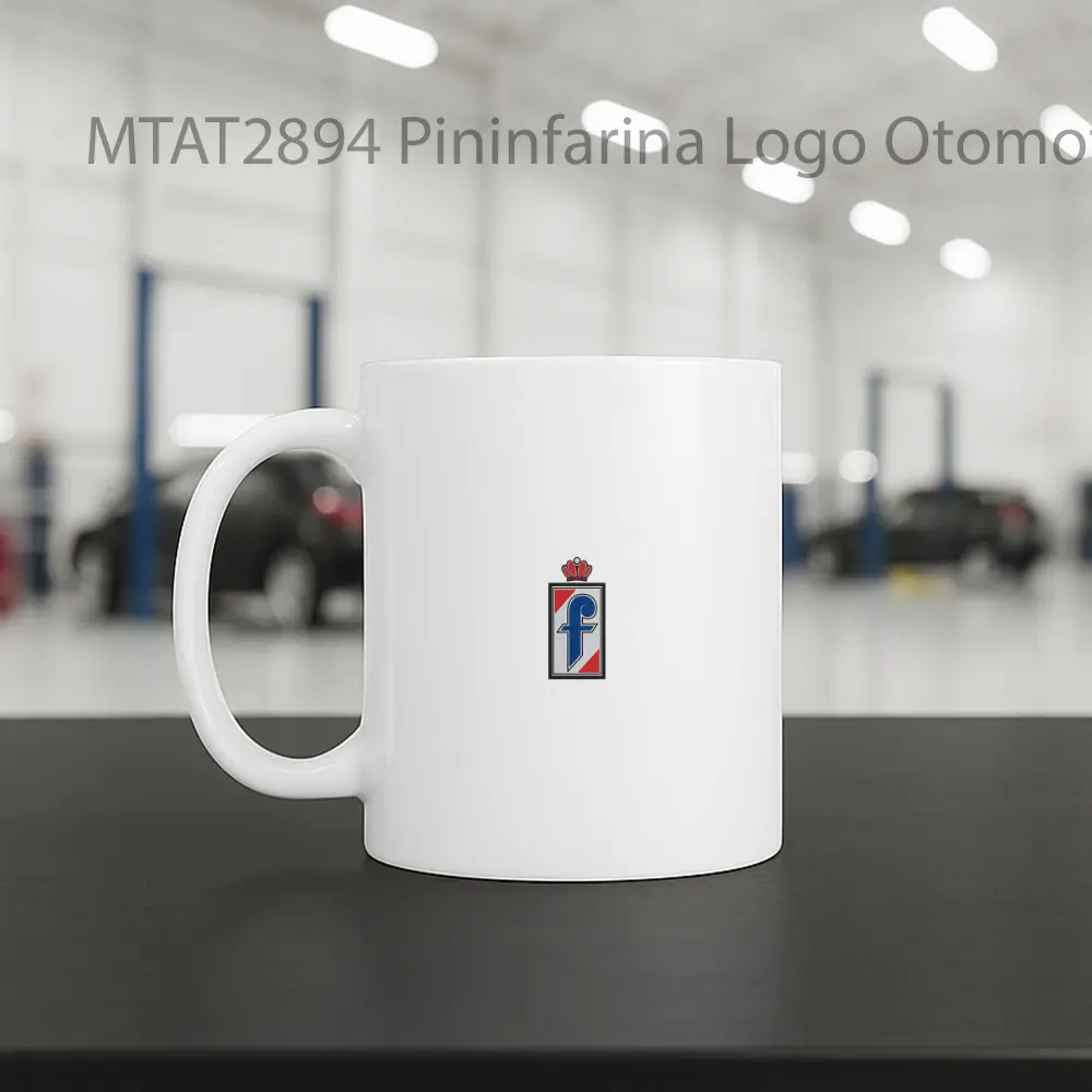 Pininfarina Logo Otomotif Mug - Sudut 2