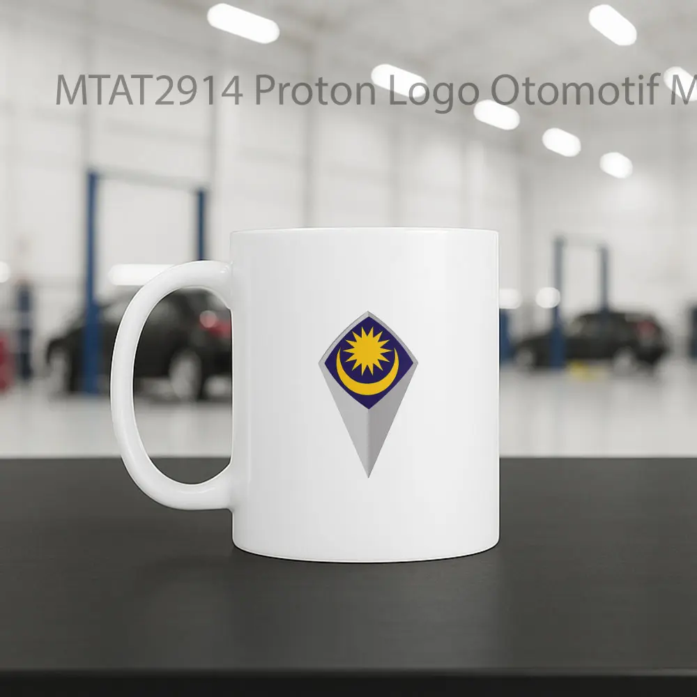 Proton Logo Otomotif Mug - Sudut 2