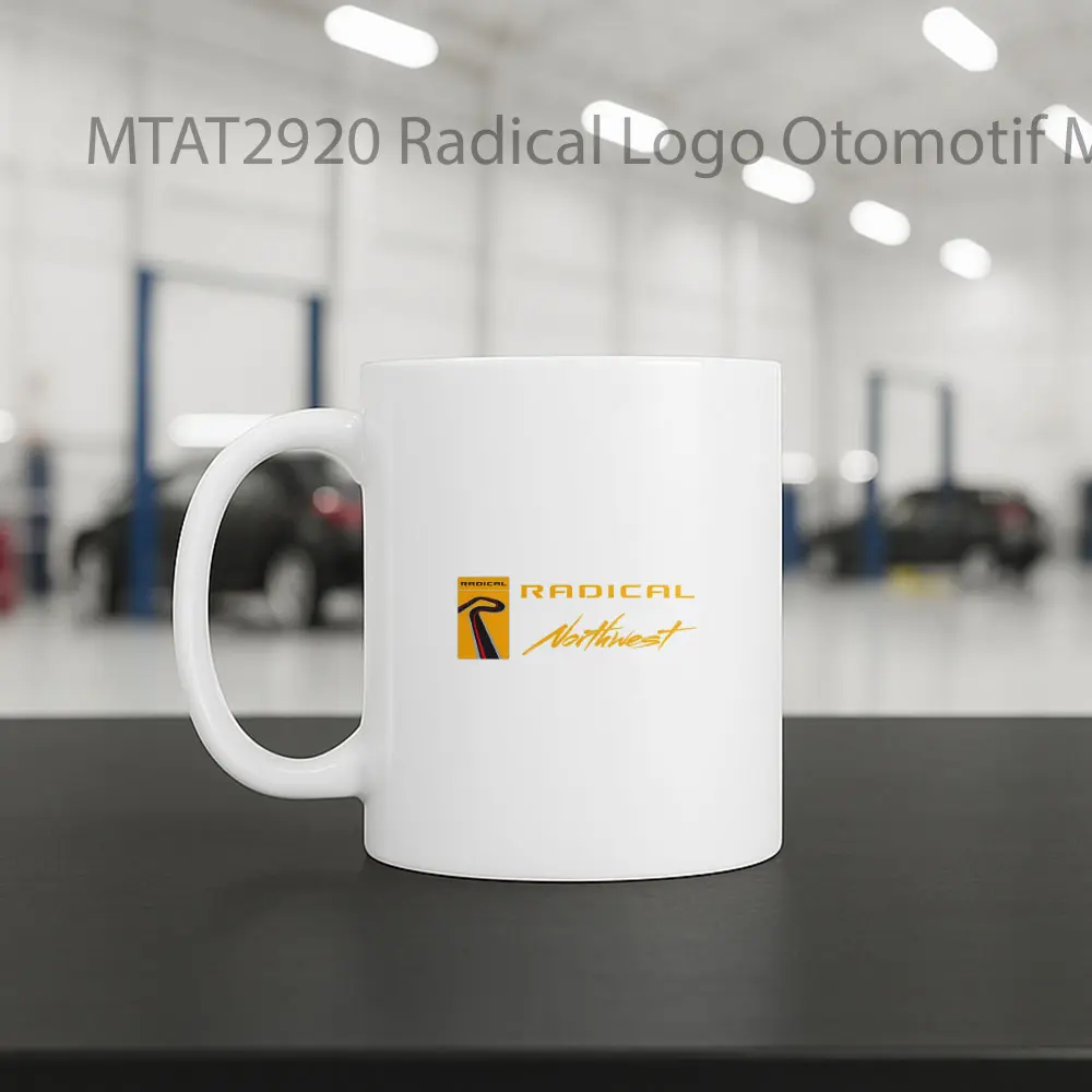 Radical Logo Otomotif Mug - Sudut 2