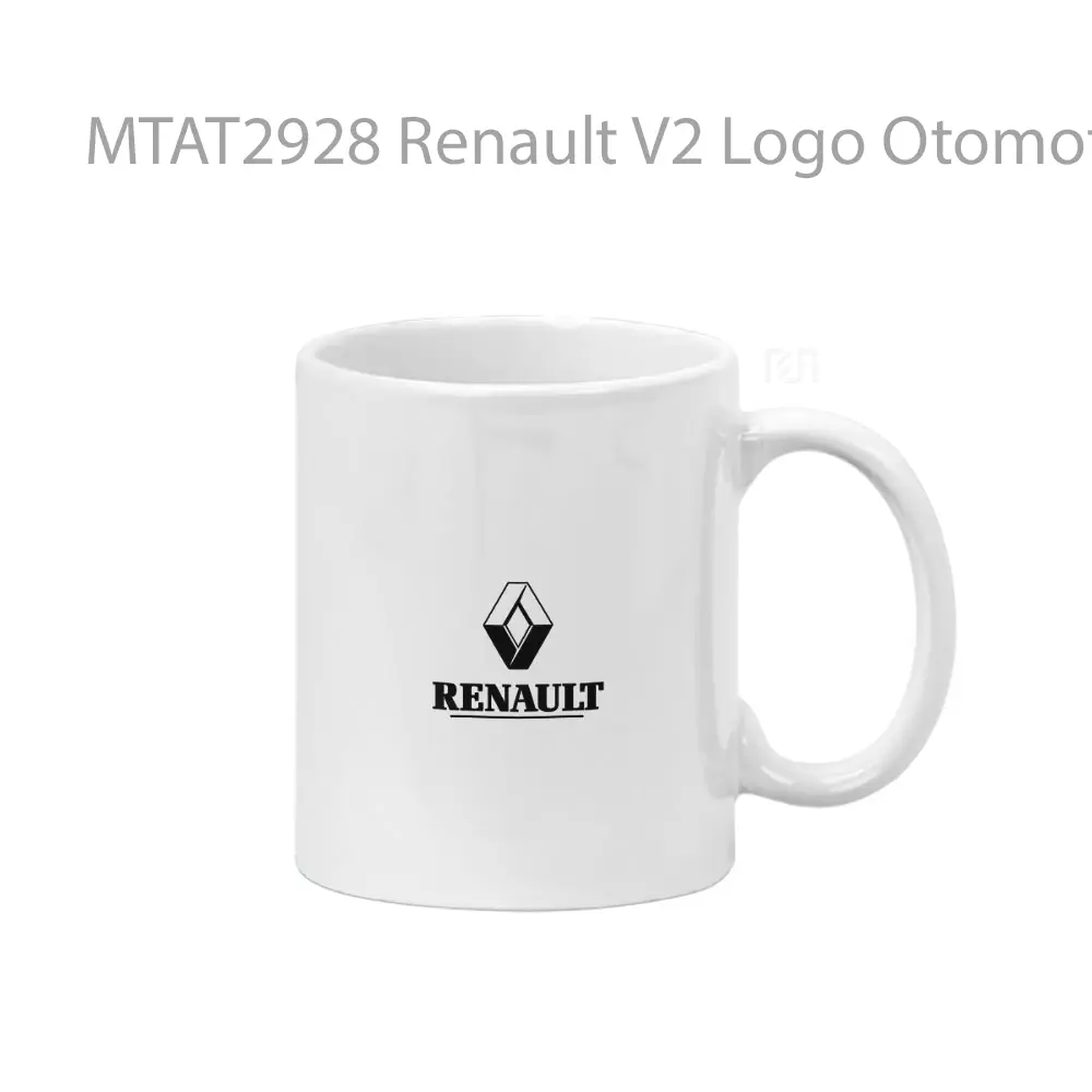 Renault V2 Logo Otomotif Mug