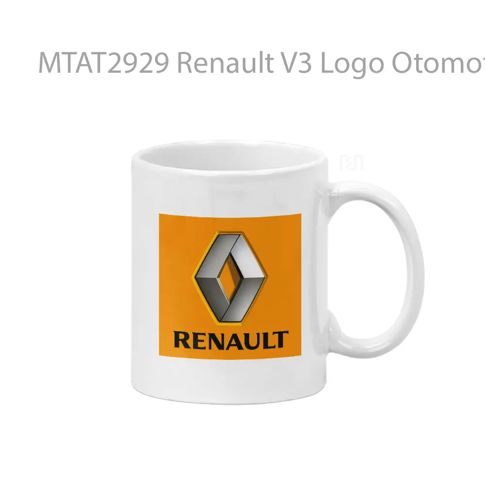 Renault V3 Logo Otomotif Mug