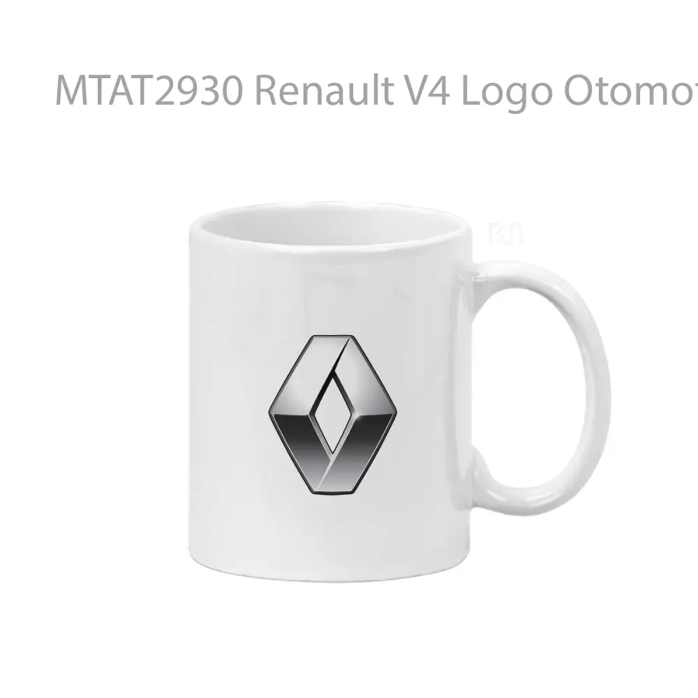 Renault V4 Logo Otomotif Mug