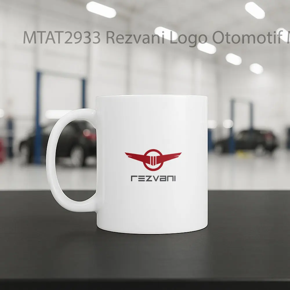 Rezvani Logo Otomotif Mug - Sudut 2