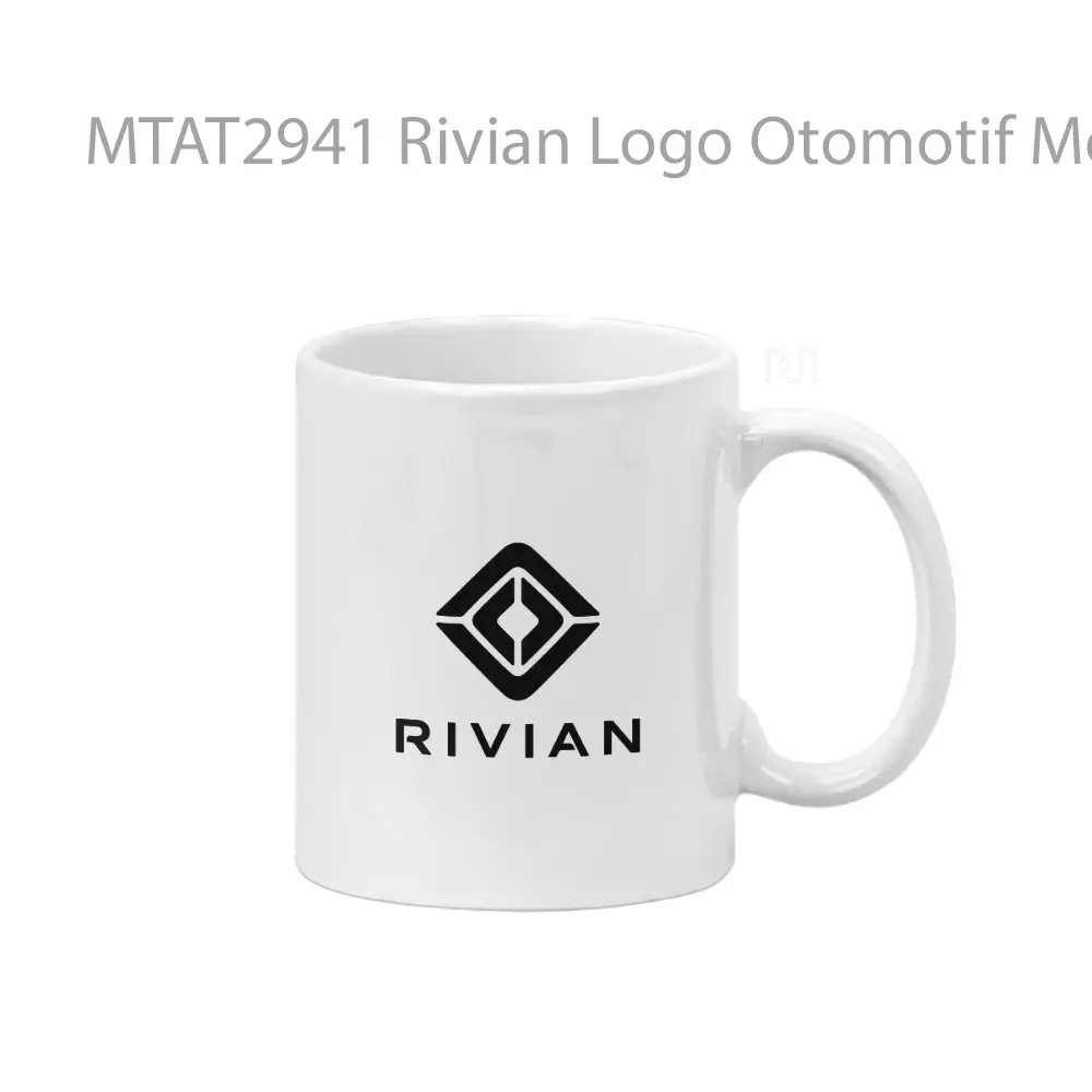 Rivian Logo Otomotif Mug