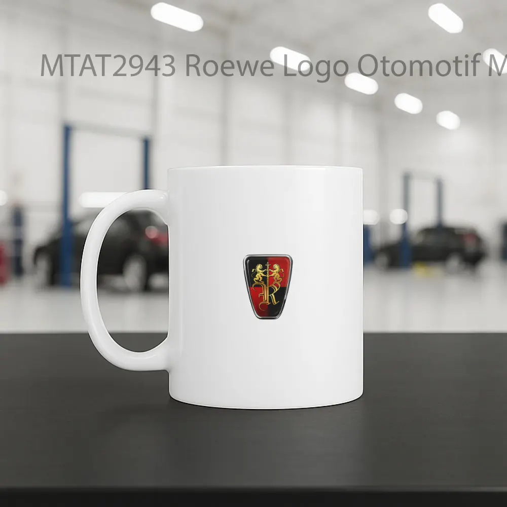 Roewe Logo Otomotif Mug - Sudut 2