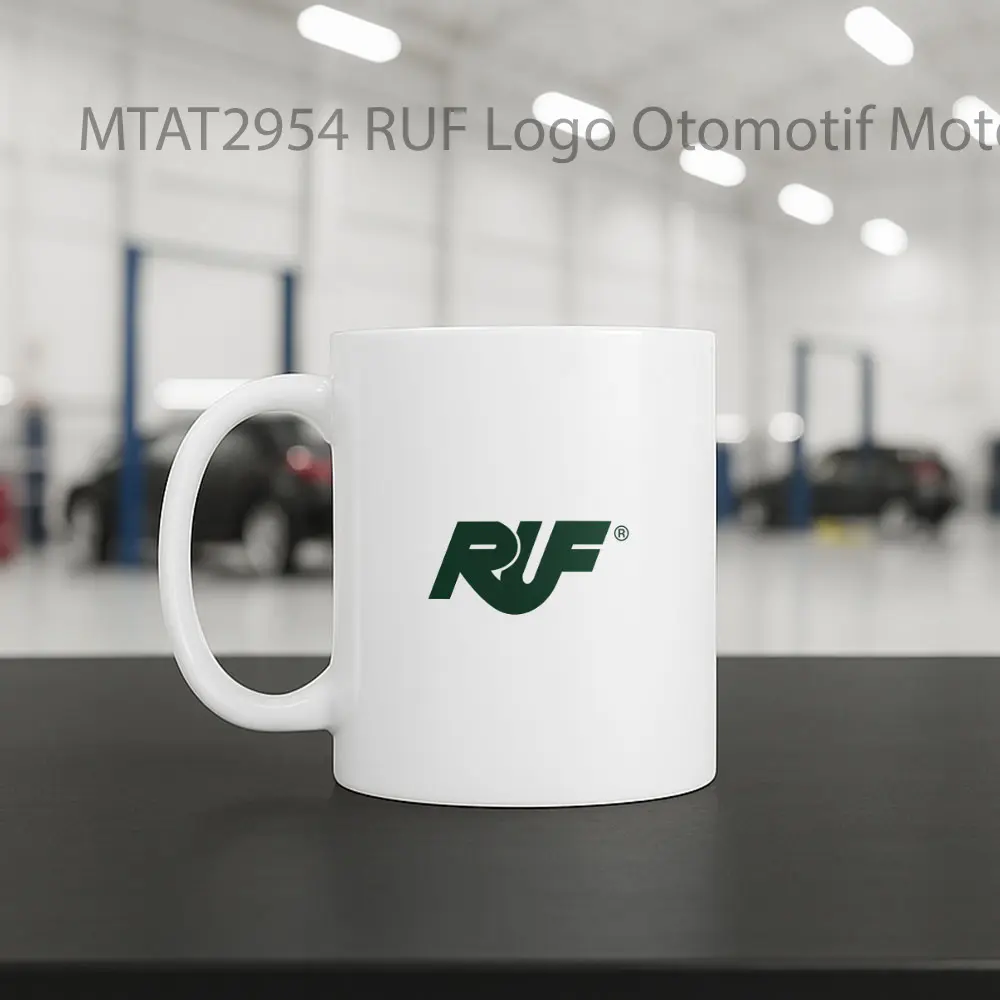 RUF Logo Otomotif Mug - Sudut 2
