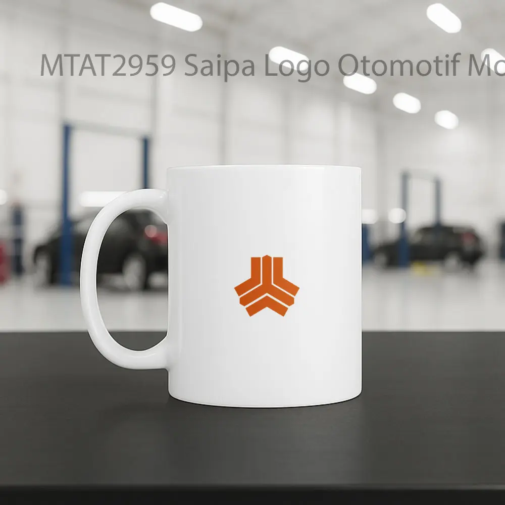 Saipa Logo Otomotif Mug - Sudut 2
