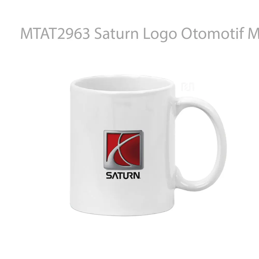 Saturn Logo Otomotif Mug