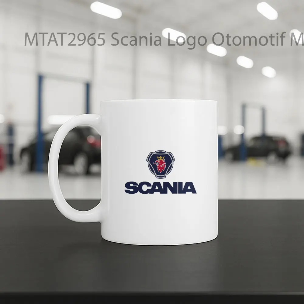Scania Logo Otomotif Mug - Sudut 2