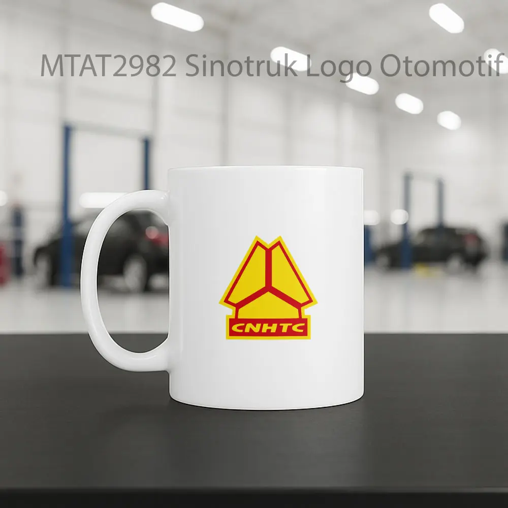 Sinotruk Logo Otomotif Mug - Sudut 2