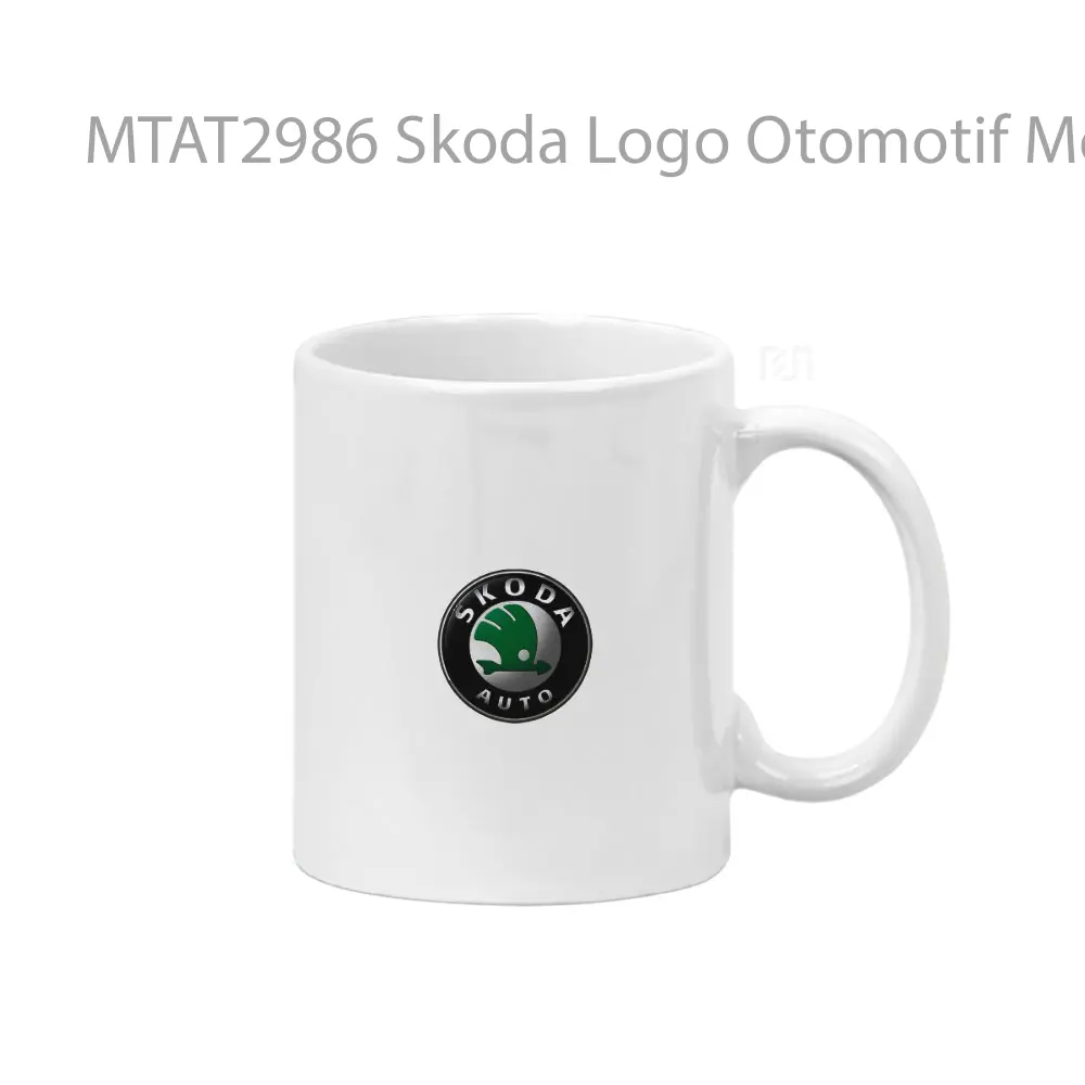 Skoda Logo Otomotif Mug