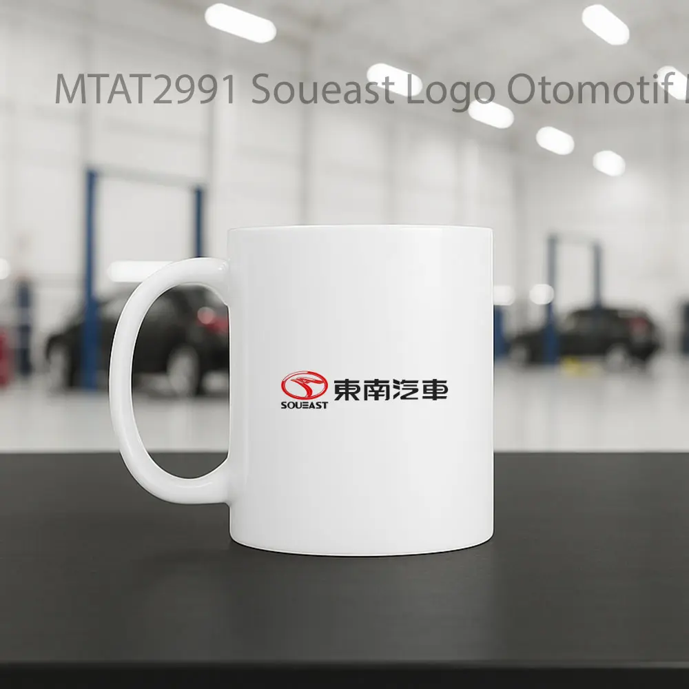 Soueast Logo Otomotif Mug - Sudut 2