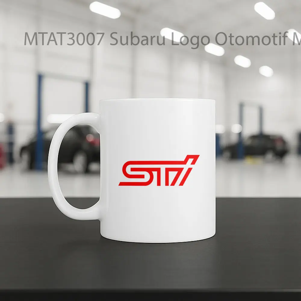 Subaru Logo Otomotif Mug - Sudut 2