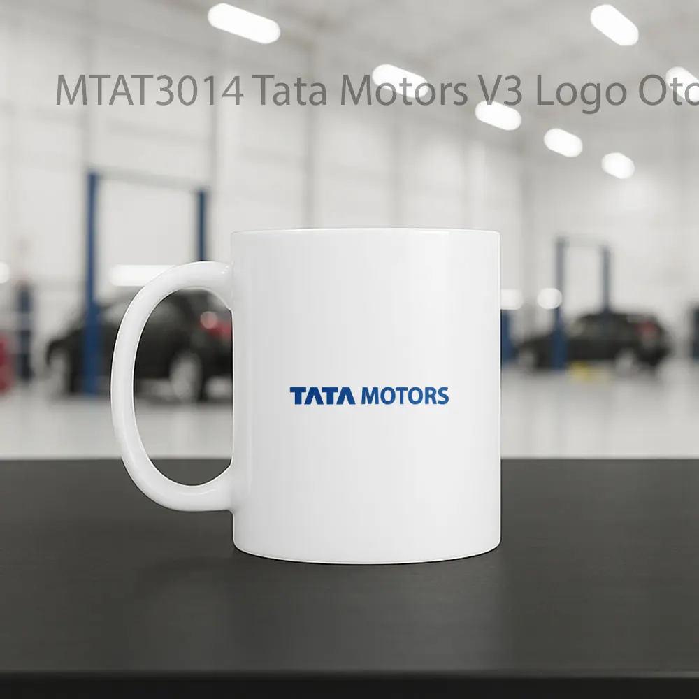 Tata Motors V3 Logo Otomotif Mug - Sudut 2