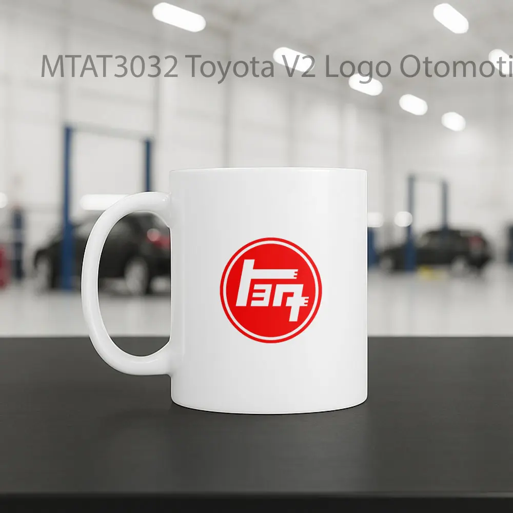 Toyota V2 Logo Otomotif Mug - Sudut 2