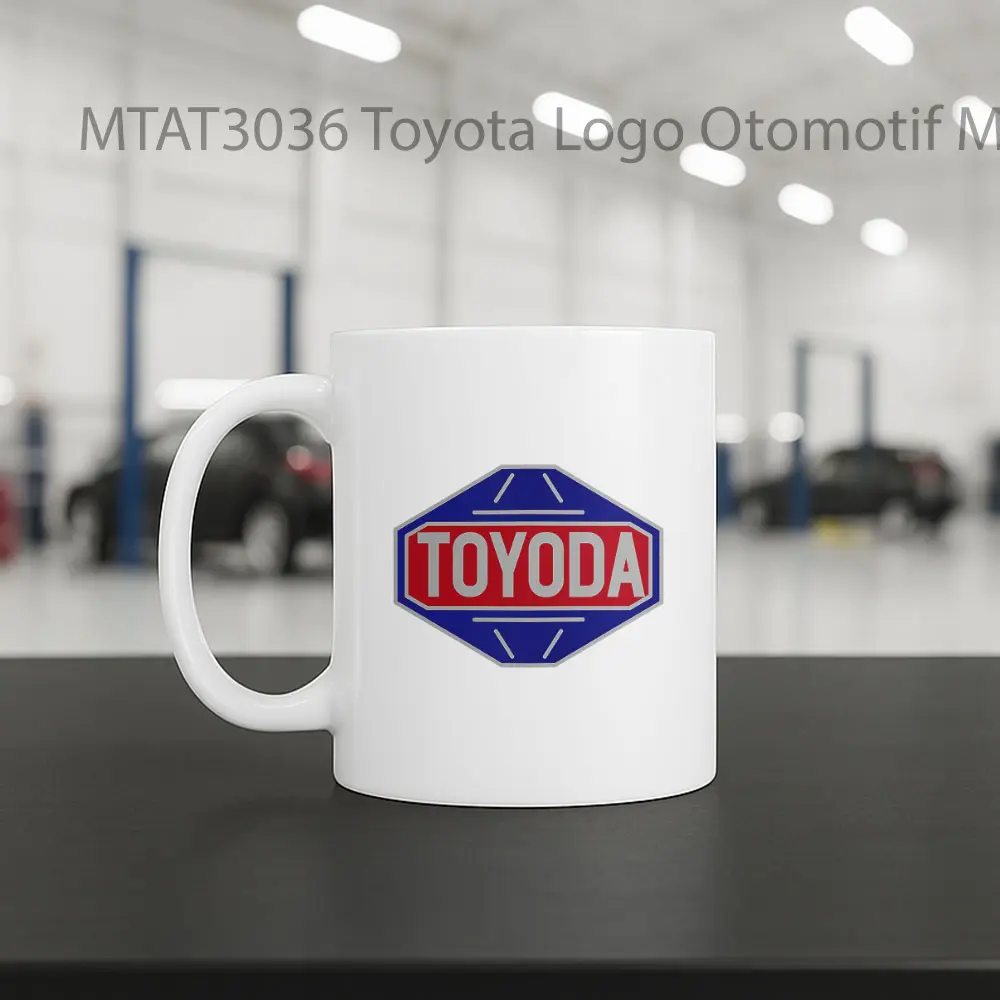 Toyota Logo Otomotif Mug - Sudut 2