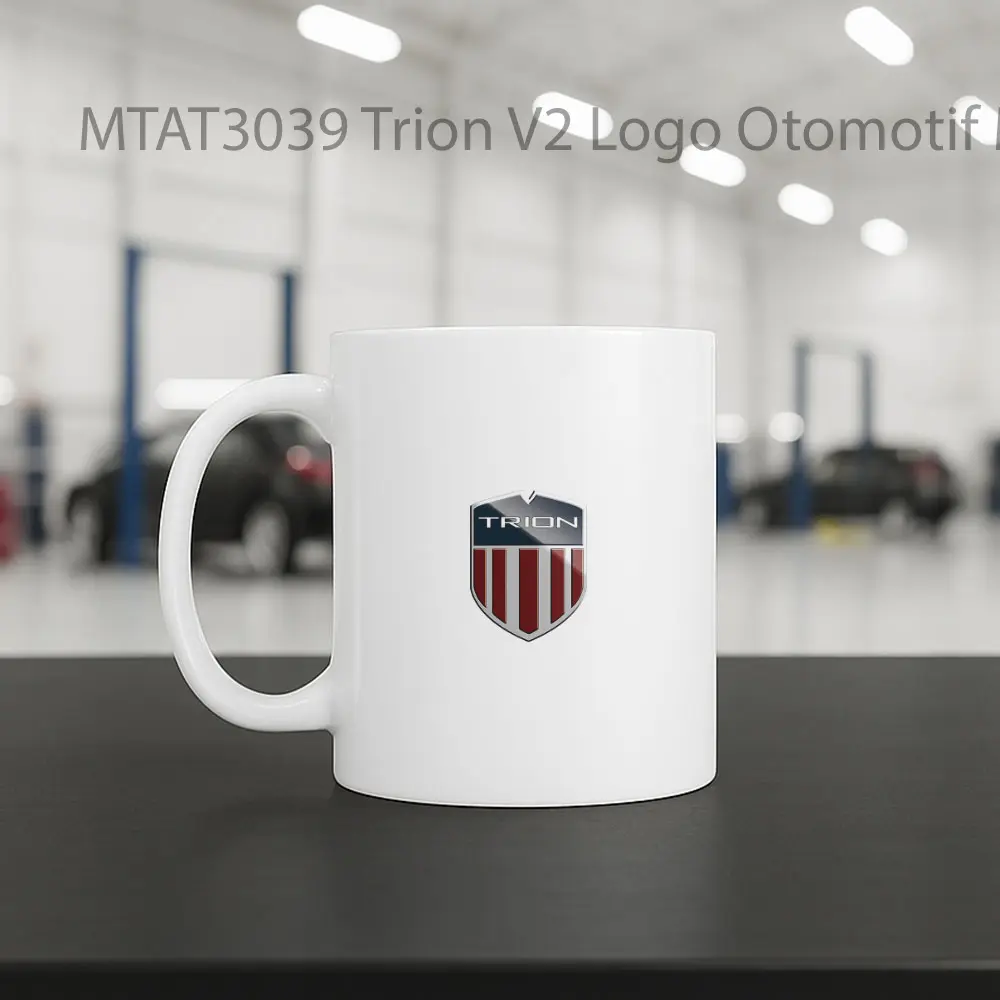 Trion V2 Logo Otomotif Mug - Sudut 2