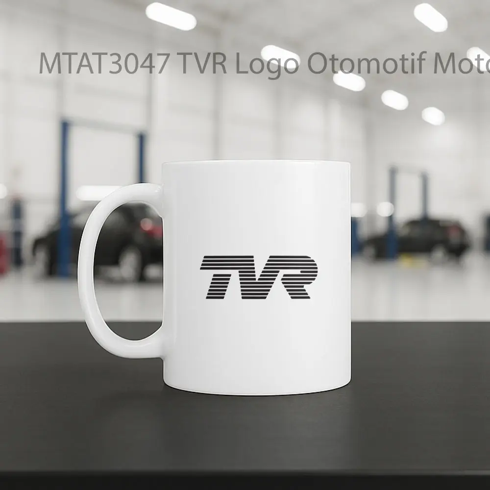 TVR Logo Otomotif Mug - Sudut 2