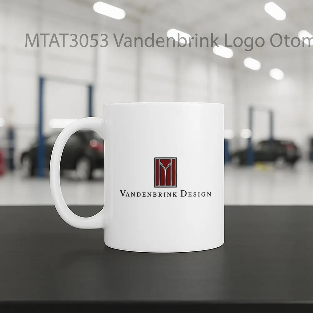 Vandenbrink Logo Otomotif Mug - Sudut 2