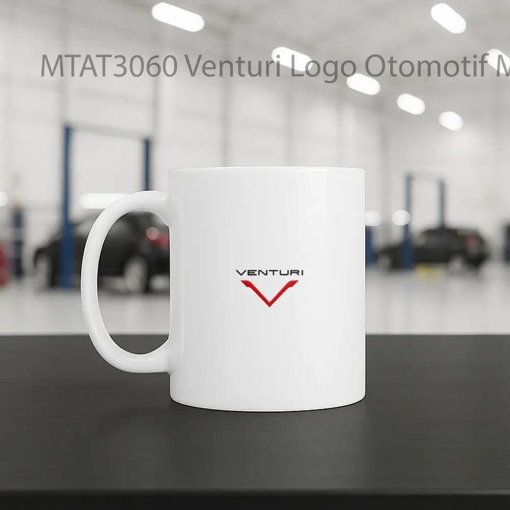 Venturi Logo Otomotif Mug - Sudut 2