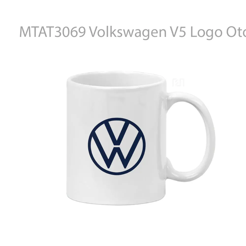 Volkswagen V5 Logo Otomotif Mug