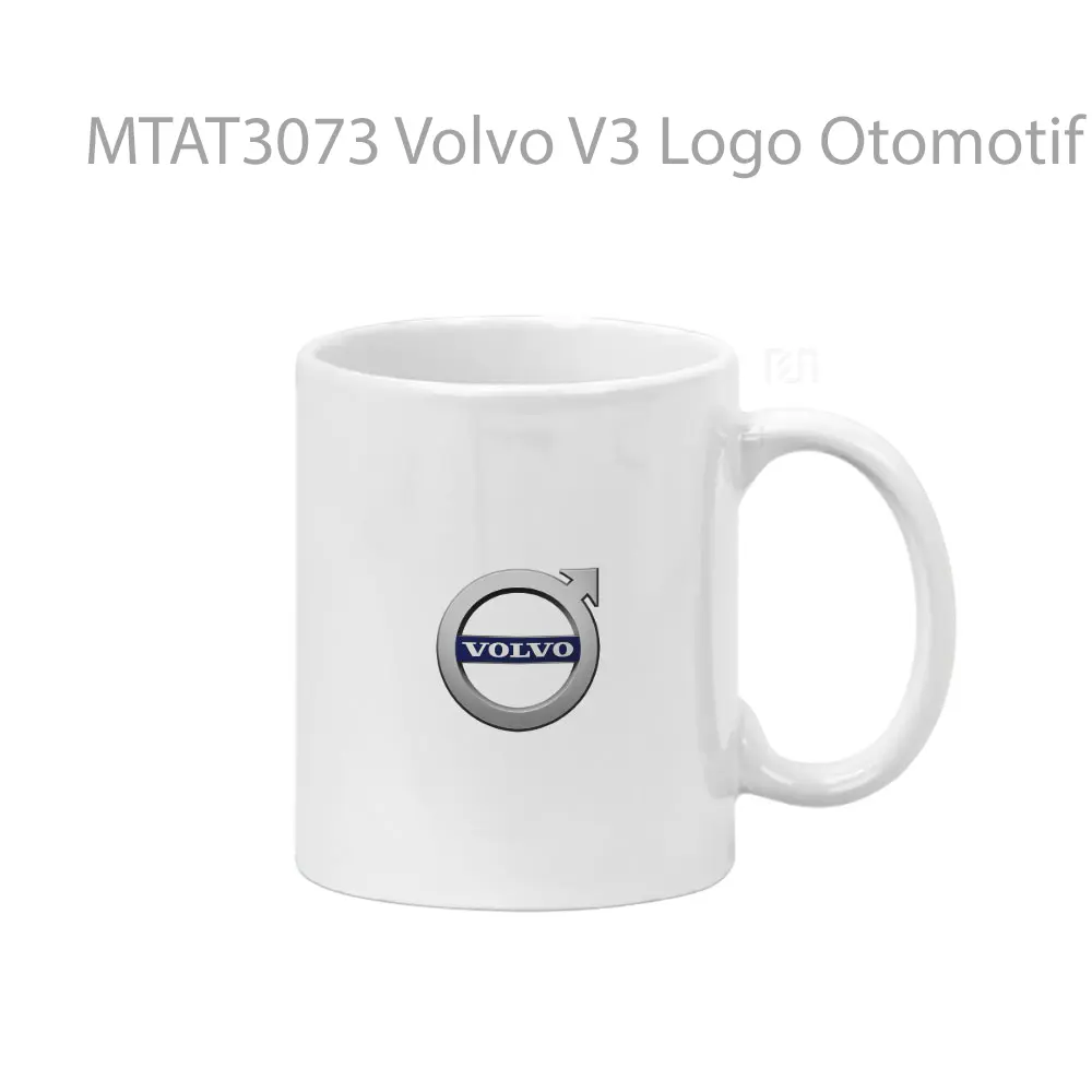Volvo V3 Logo Otomotif Mug