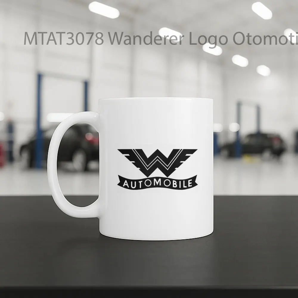 Wanderer Logo Otomotif Mug - Sudut 2