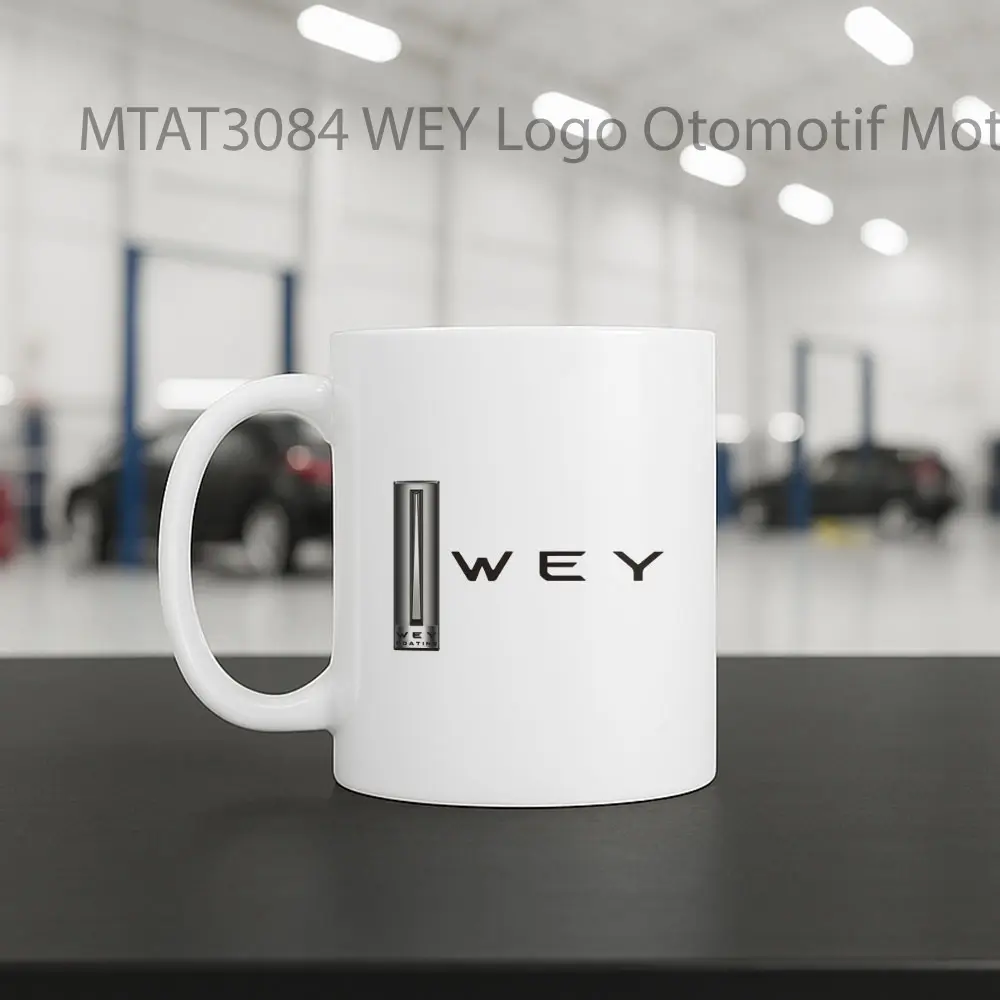 WEY Logo Otomotif Mug - Sudut 2