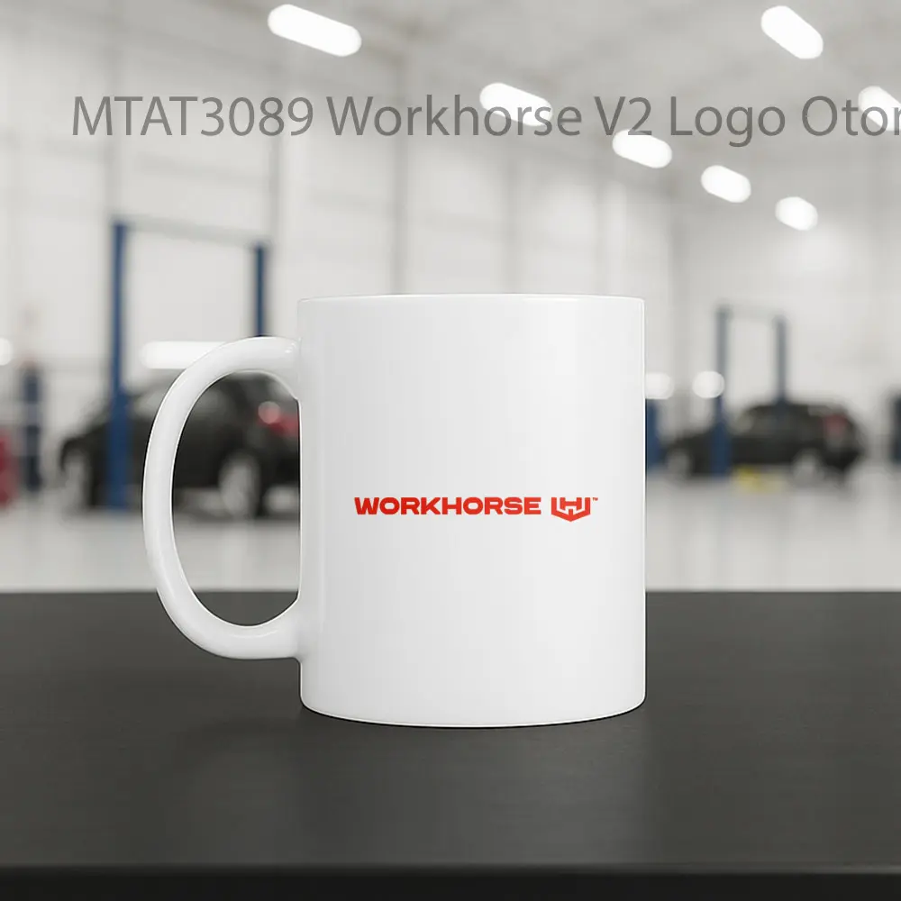 Workhorse V2 Logo Otomotif Mug - Sudut 2