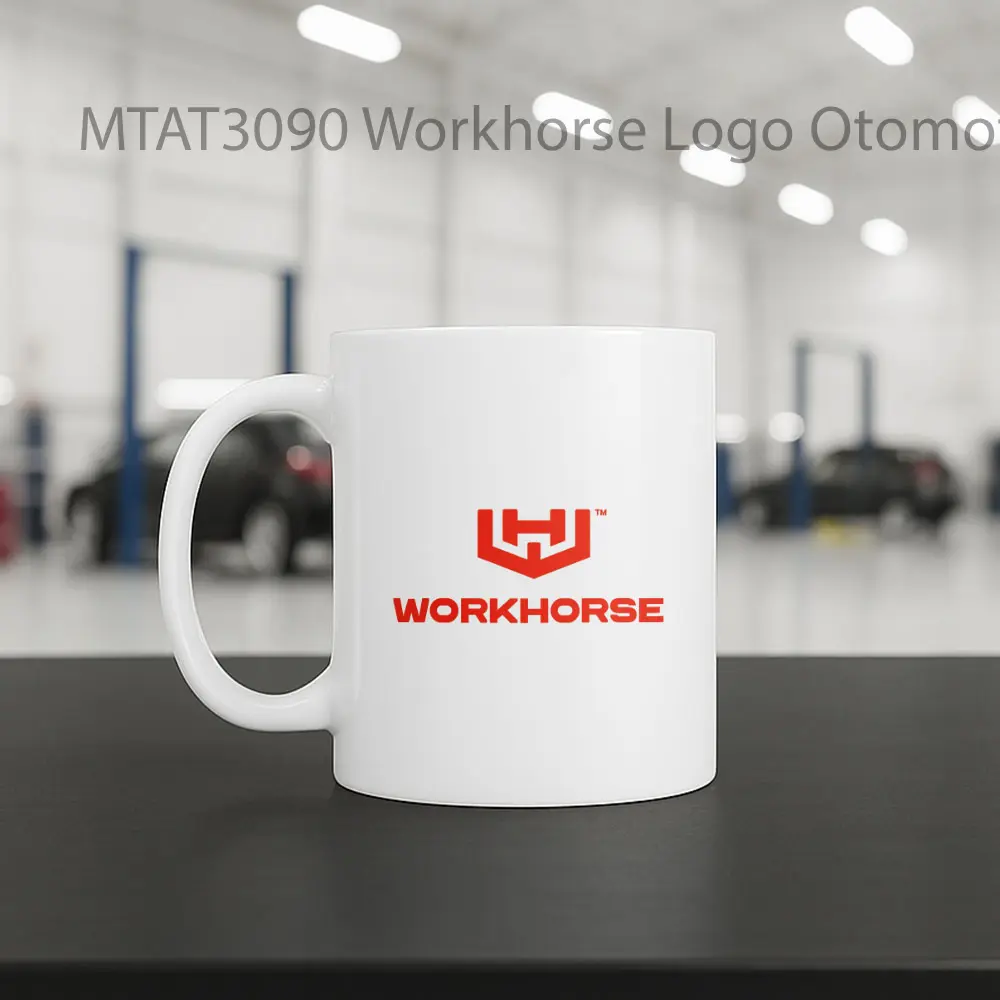 Workhorse Logo Otomotif Mug - Sudut 2