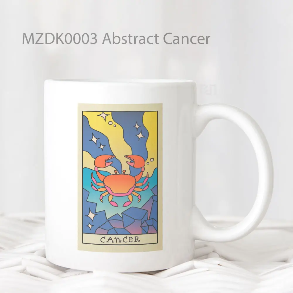 Abstract Cancer Zodiak Mug