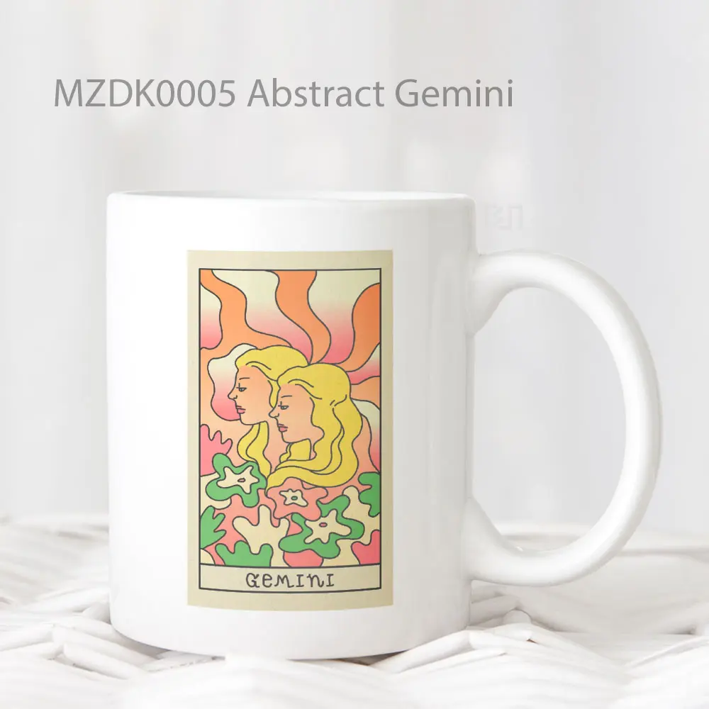 Abstract Gemini Zodiak Mug