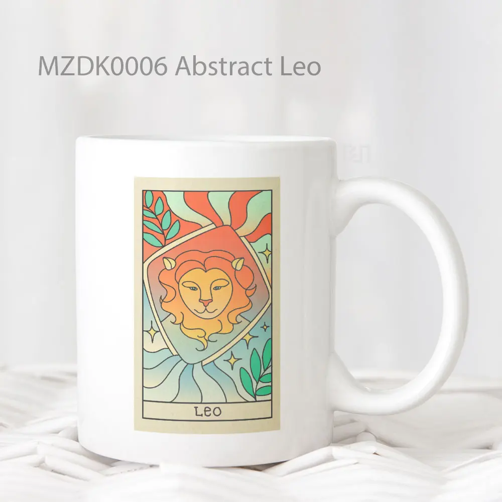 Abstract Leo Zodiak Mug
