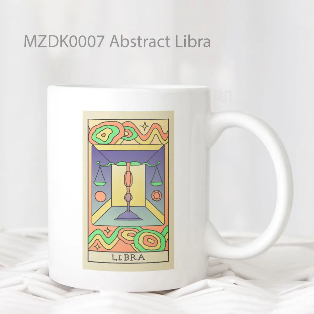 Abstract Libra Zodiak Mug