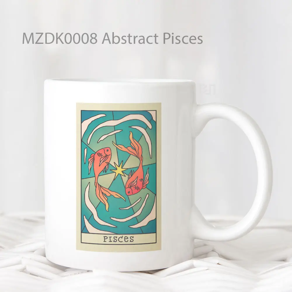 Abstract Pisces Zodiak Mug