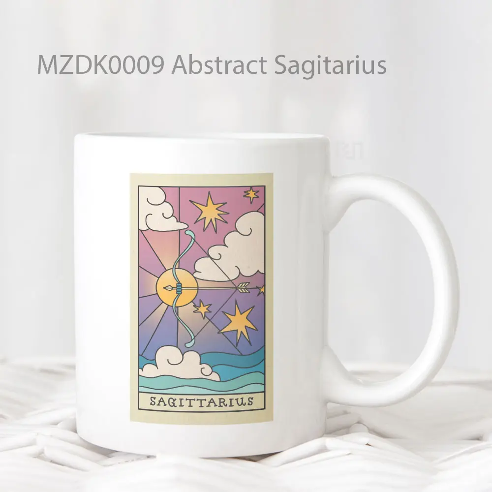 Abstract Sagitarius Zodiak Mug