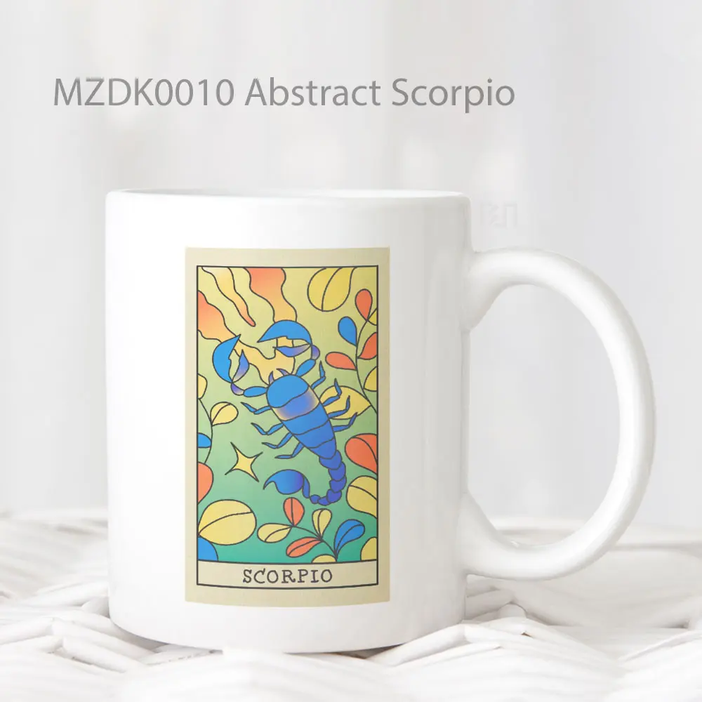 Abstract Scorpio Zodiak Mug