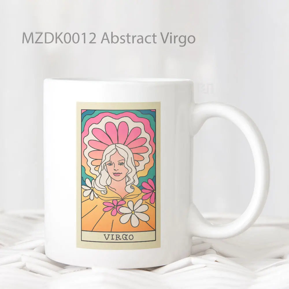 Abstract Virgo Zodiak Mug