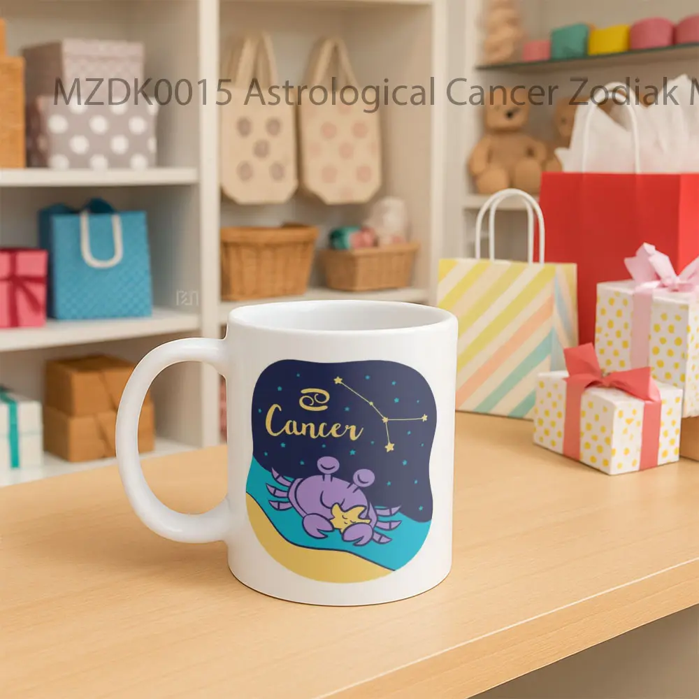 Astrological Cancer Zodiak Mug - Sudut 2
