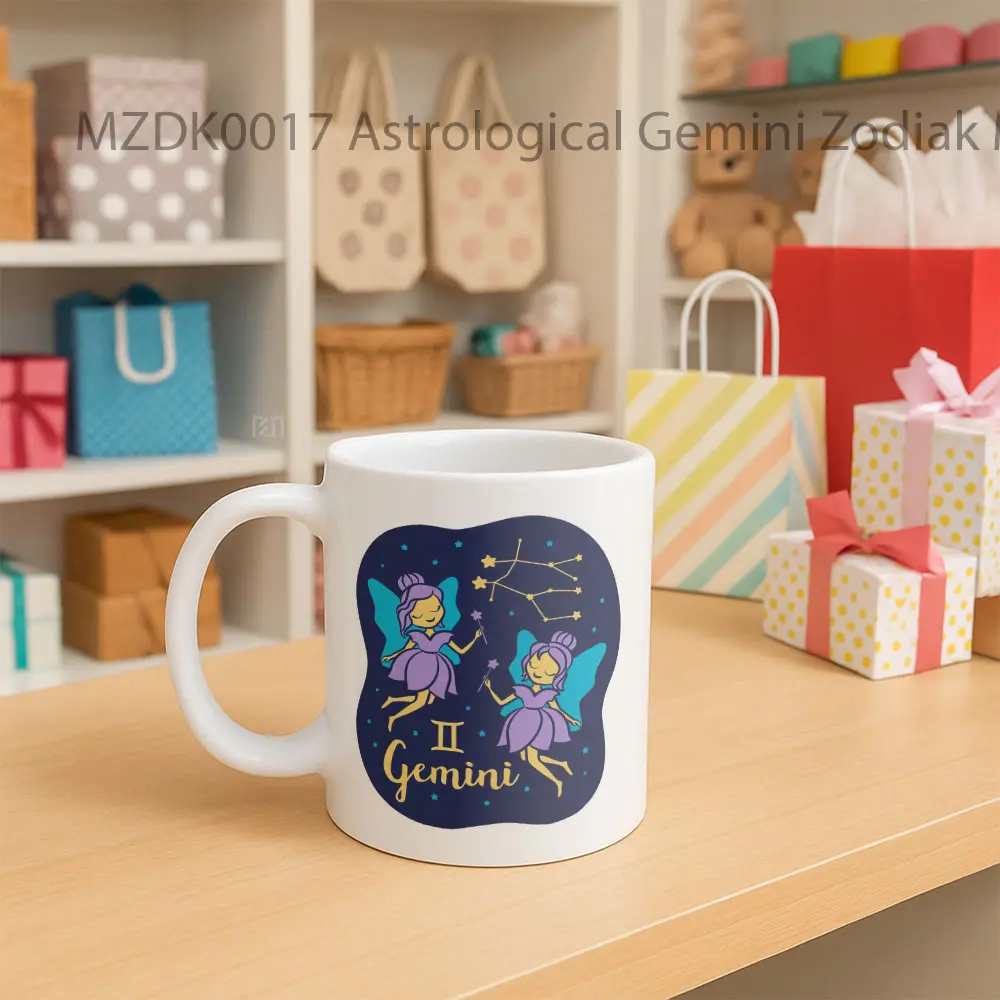 Astrological Gemini Zodiak Mug - Sudut 2