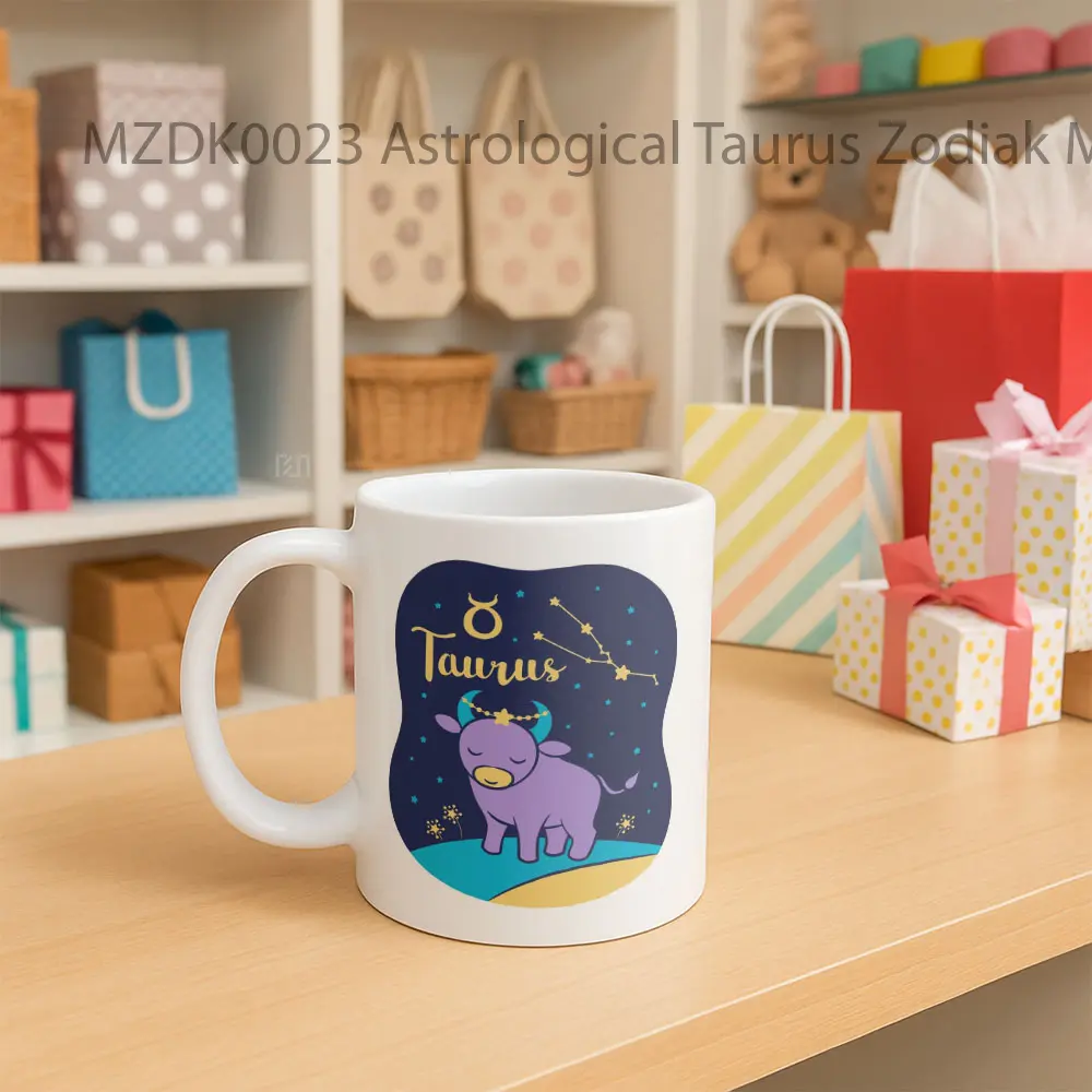 Astrological Taurus Zodiak Mug - Sudut 2