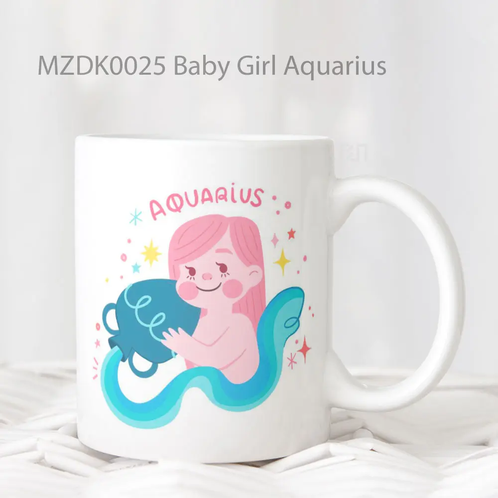 Baby Girl Aquarius Zodiak Mug