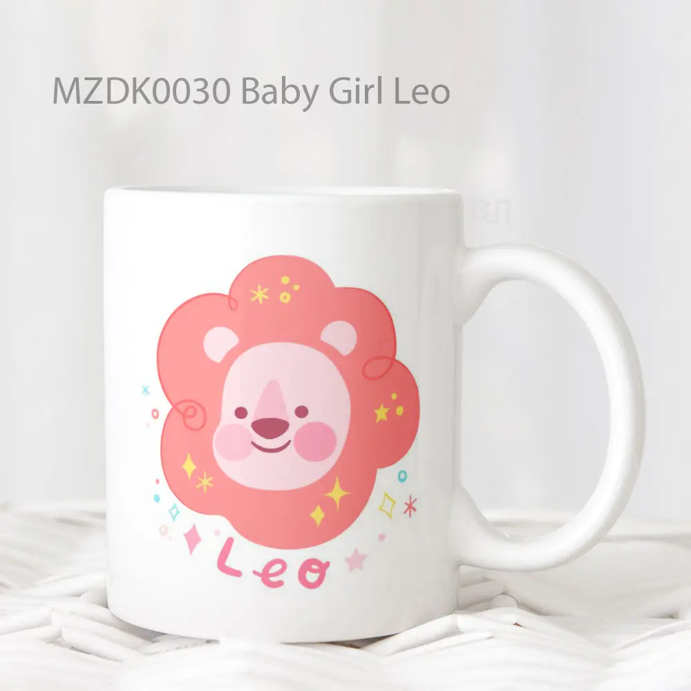 Baby Girl Leo Zodiak Mug