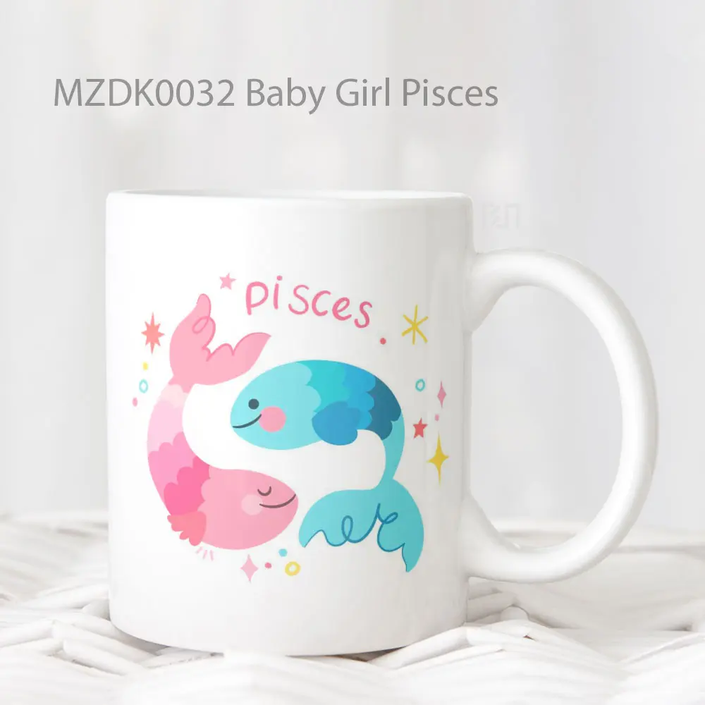 Baby Girl Pisces Zodiak Mug