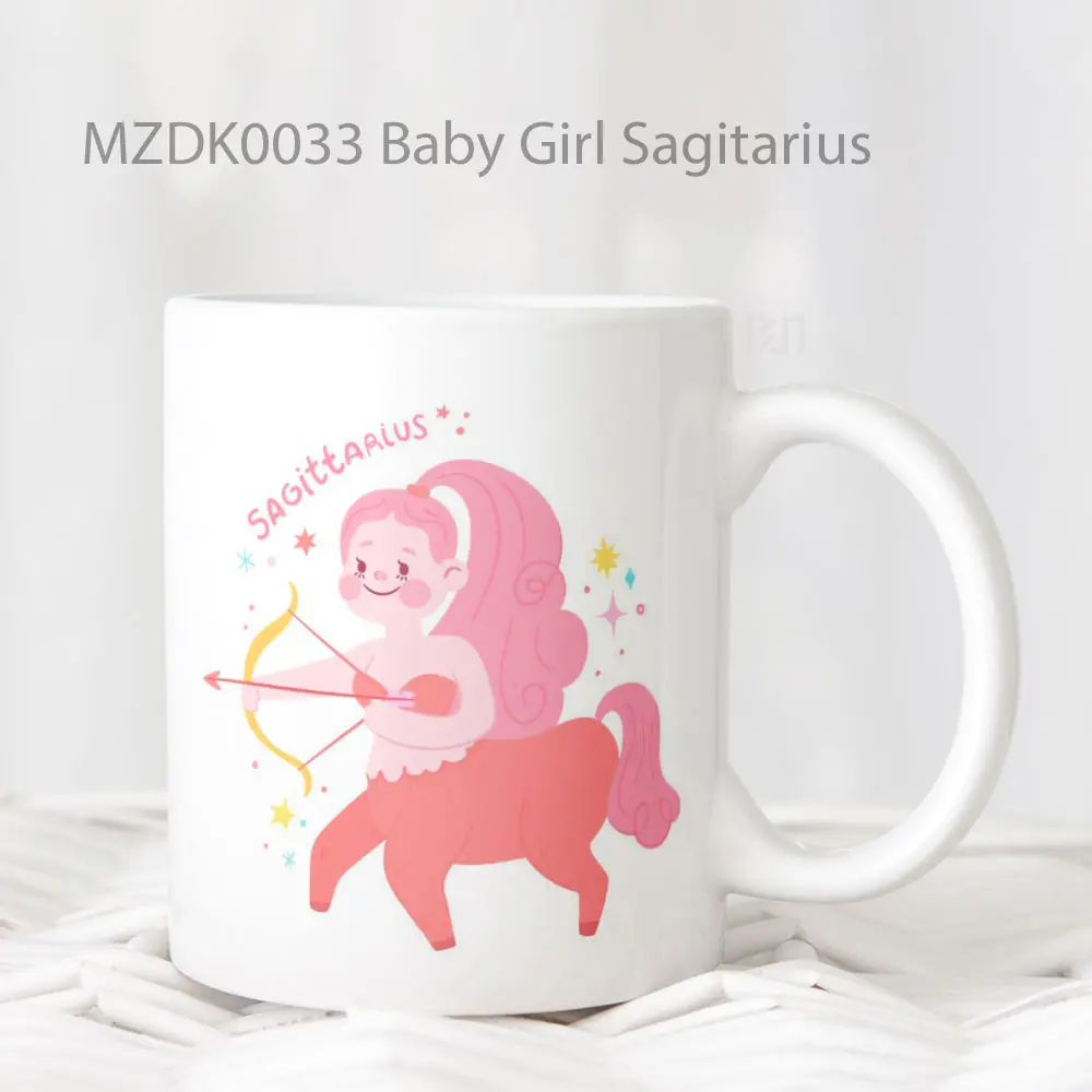 Baby Girl Sagitarius Zodiak Mug
