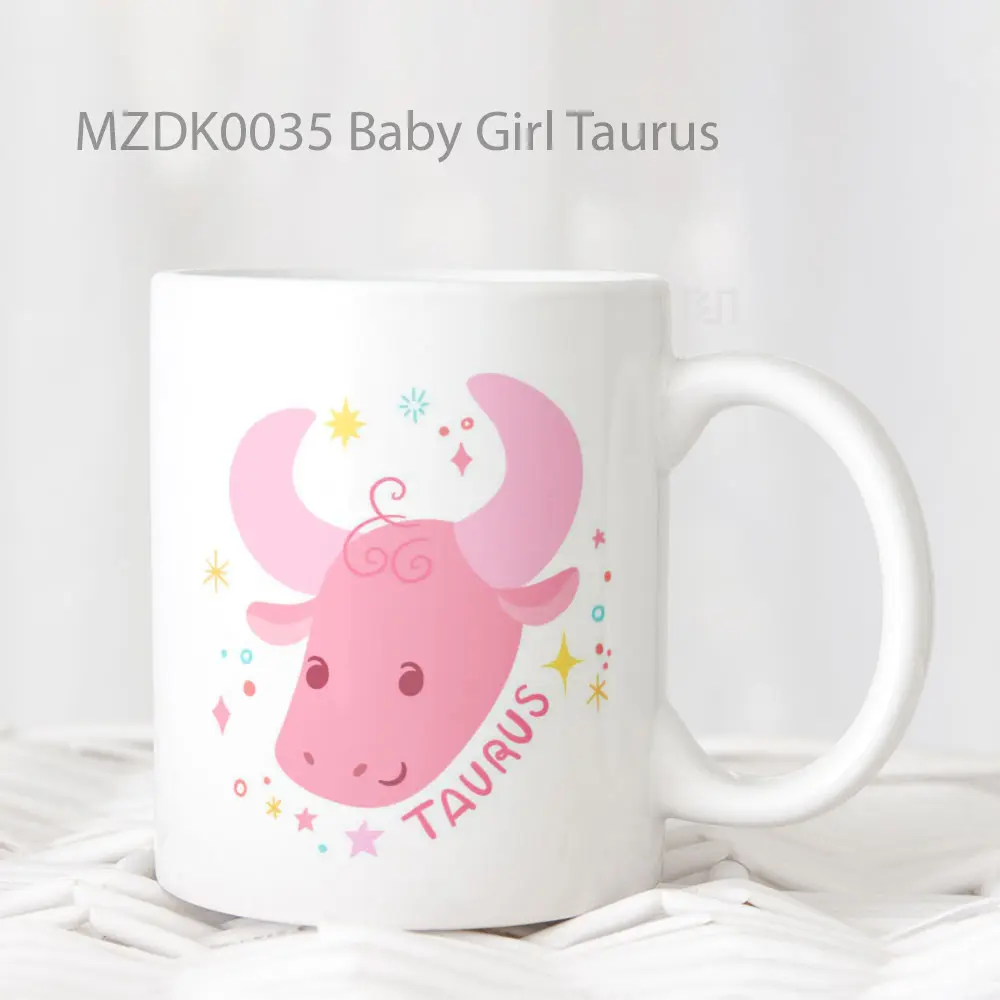 Baby Girl Taurus Zodiak Mug