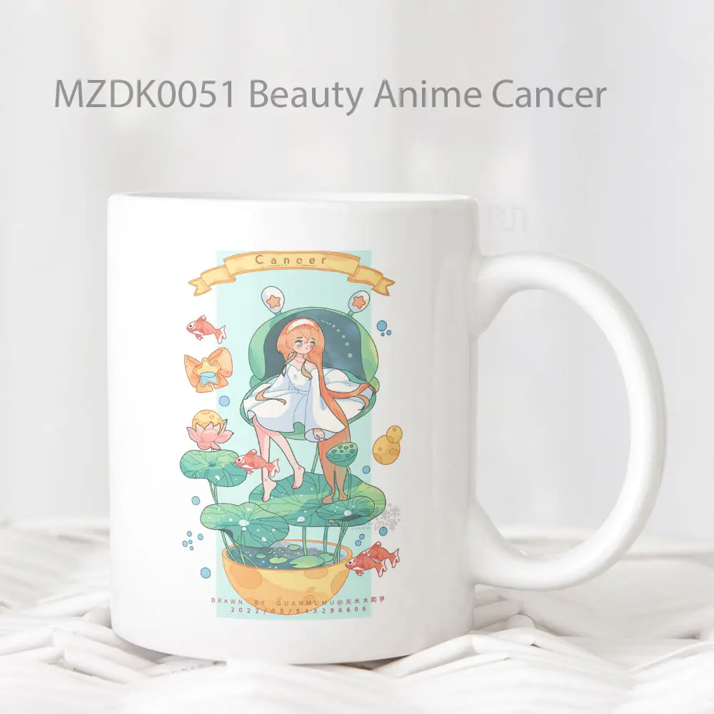 Beauty Anime Cancer Zodiak Mug