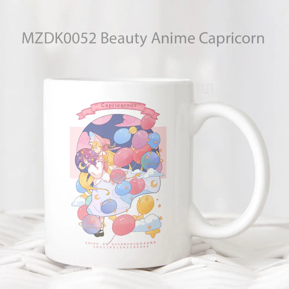 Beauty Anime Capricorn Zodiak Mug