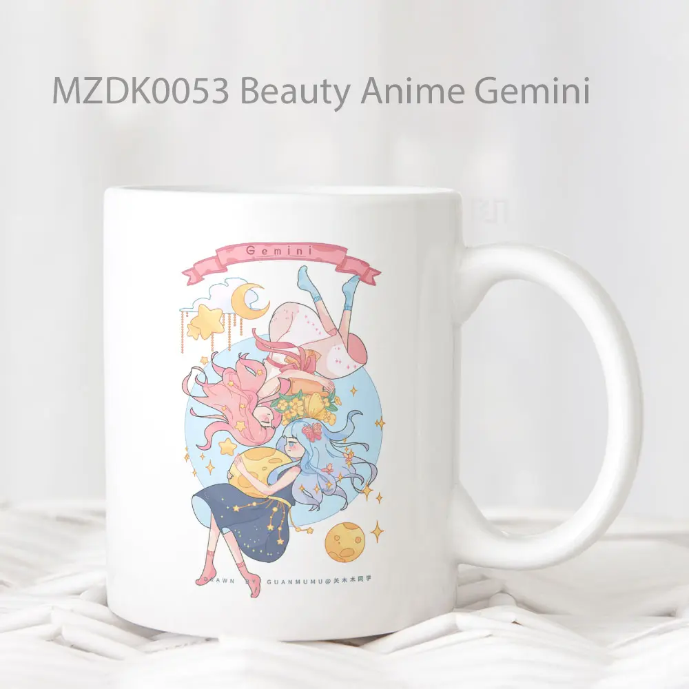 Beauty Anime Gemini Zodiak Mug