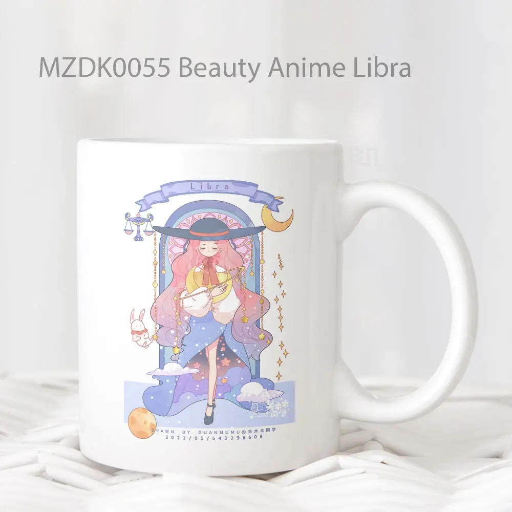 Beauty Anime Libra Zodiak Mug